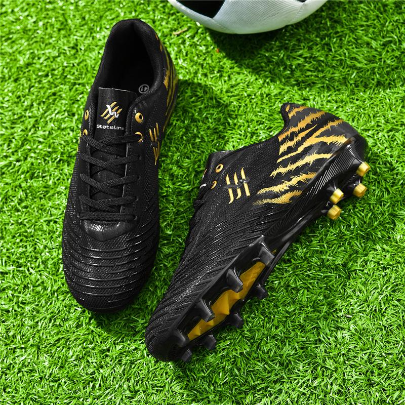 New Men'S Ag Spikes Competition Football Shoes Tf Broken Nails Student Outdoor Sports Grass Professional Football Shoes