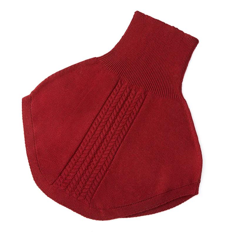 Women Wool Knitted Ring Scarf Winter Turtleneck Neckchief Warm Soft Cashmere Short Wraps Korea Fashion Fake Collar Girl