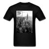 Black White Tshirt Unisex Fashion Streetwear New York City Top Tees Adult Oversized T Shirts Cotton High Quality Clothes Christmas
