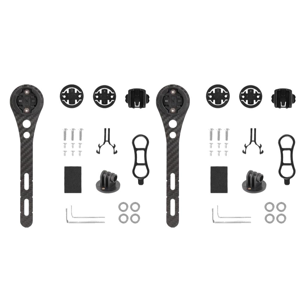 Carbon Fiber Bicycle Computer Holder Bike Handlbar Computer Mount Cycling Speedometer Support Holder Computer Mount For Garmin