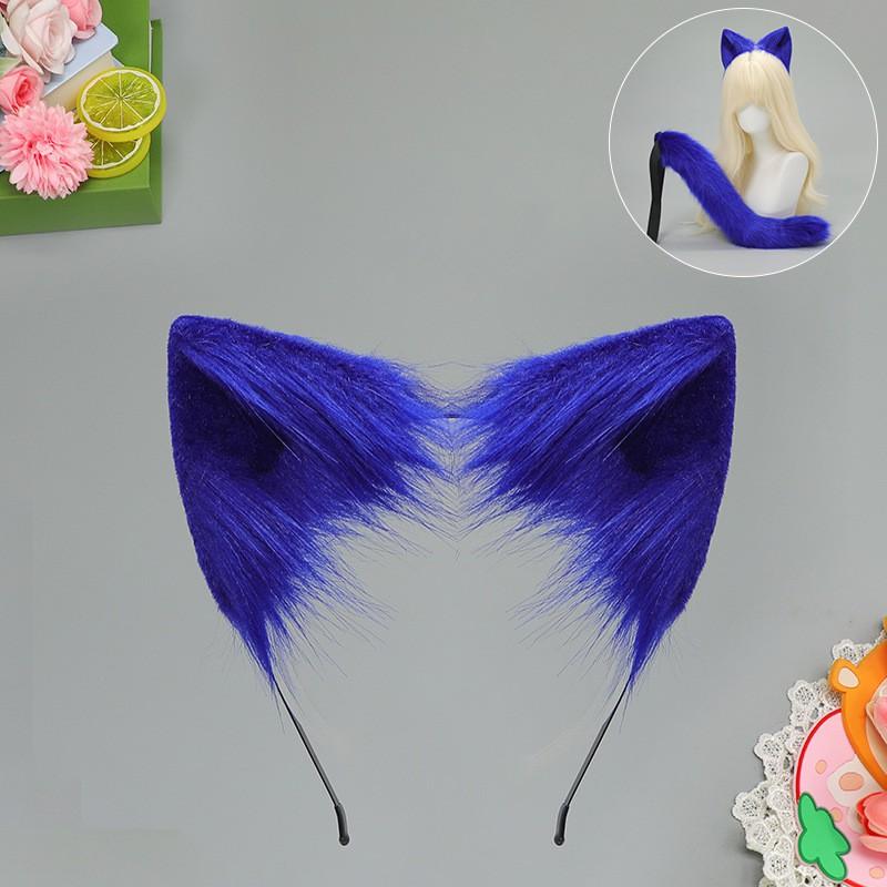 Set Banda de Păr cu Urechi de Pisică și Coadă Handmade Costum Cosplay Petrecere Halloween Convenție Anime