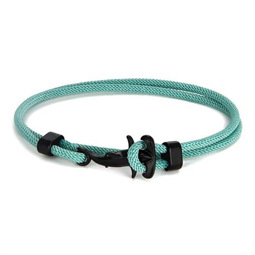 Small Fresh Black Small Hammerhead Shark Bracelet Milan Rope Multi-Turn Adjustable Hand Rope Worker
