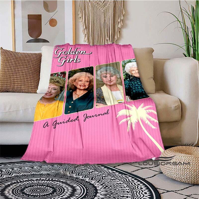 Classic Tv Throw Blanket Golden Girls Friend Ship Flannel Lightweight Plush Fuzzy Cozy Soft Blankets and Throws Custom Blankets2