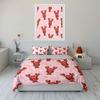 Lobster-Themed Three-Piece Dining Set Exquisite Three-Piece Bedding Set Gift For Kids And Adults
