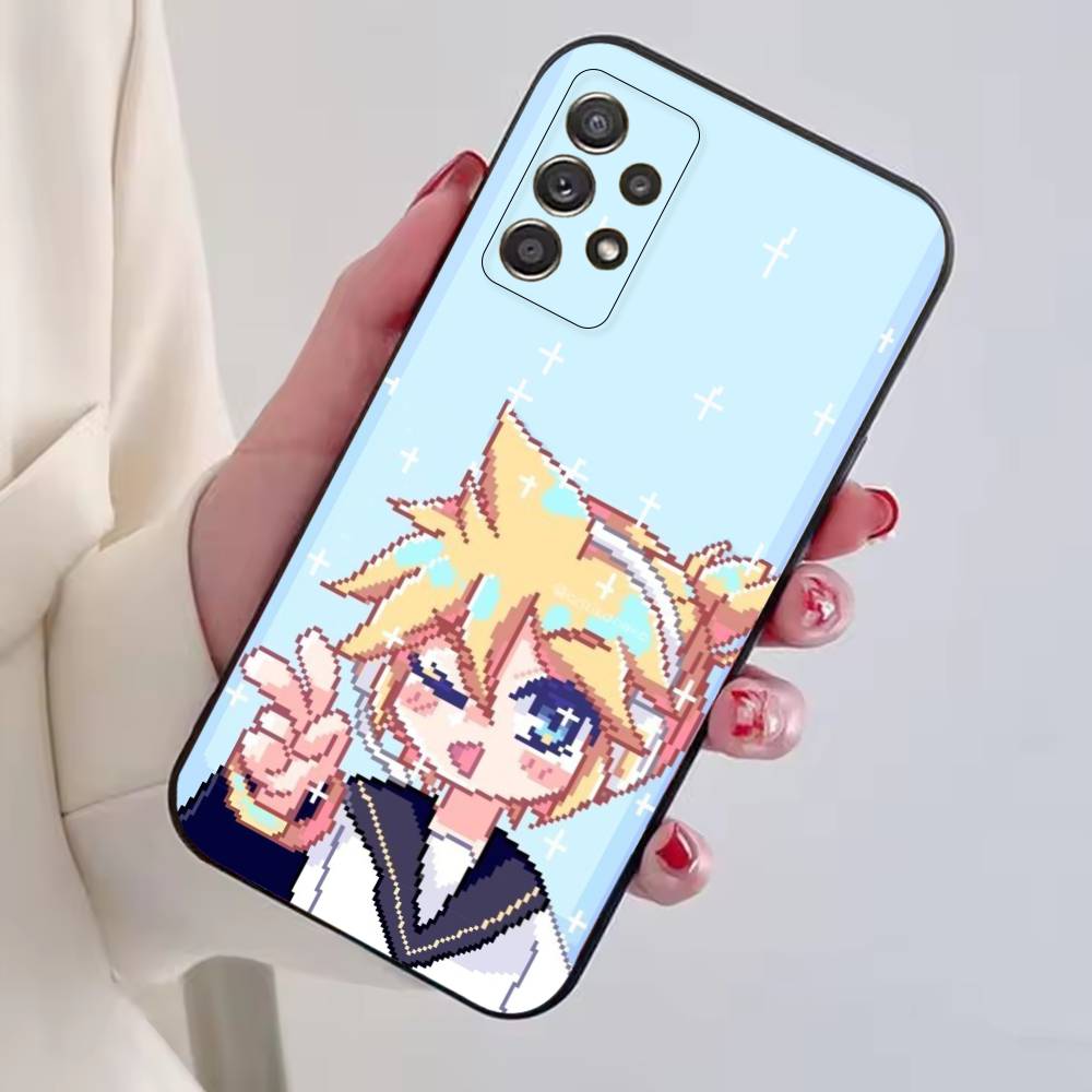 Game Project Sekai Kagamine Len Phone Case For Samsung S25,S24,S21,S22,S23,S30,Ultra,S20,Plus,Fe,Lite,Note,10,Black Cover
