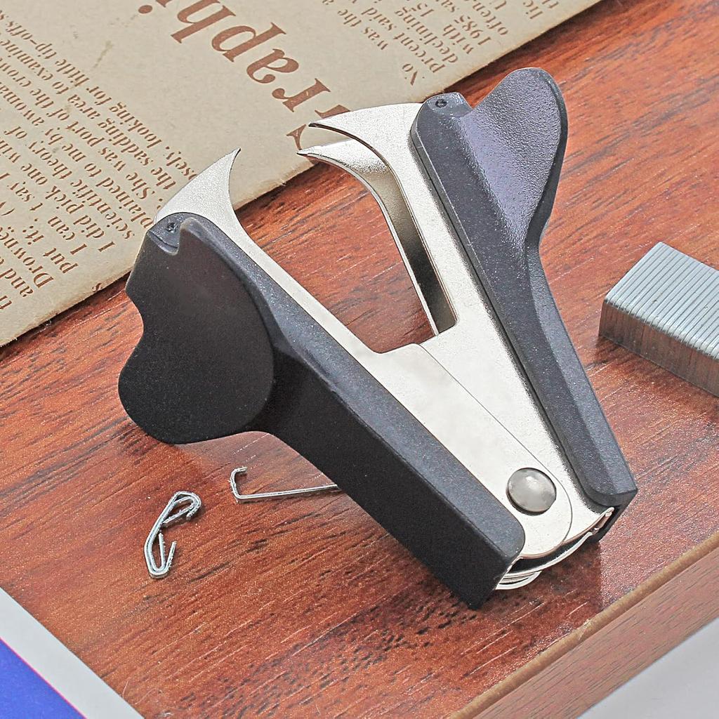 3 Pcs Staple Removers, Staple Puller Remover Tool for Office School Home,Black