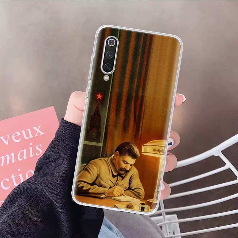 Vintage Stalin USSR CCCP Soft Phone Case For Xiaomi Redmi Note 15 14 14S 13 12 Pro Plus 12S 11 11S 11E 10 10S 11T 5G Fundas Coqu