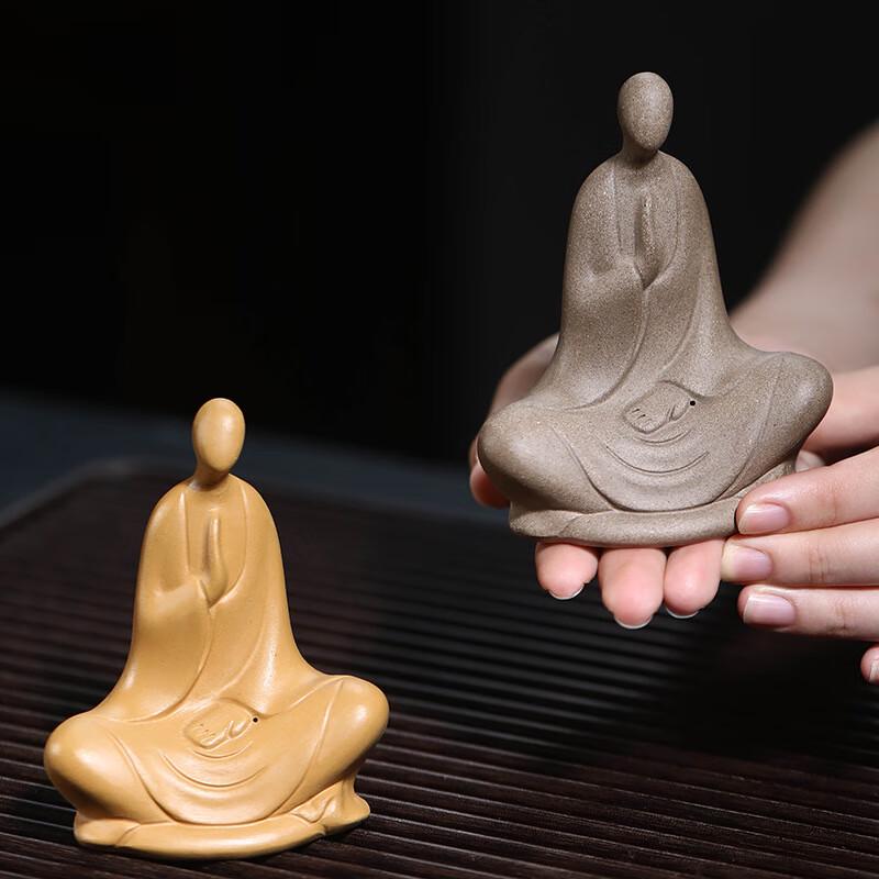 Purple Clay Zen Monk Tea Pet