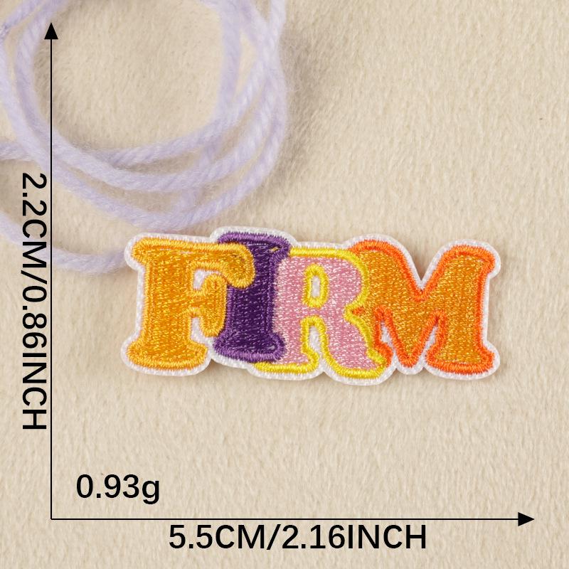 Regnbue Broderi Klistremerke Merke - Kles Tilbehør Patch