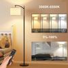 LED stojací lampa obývací pokoj ložnice bluetooth atmosféra noční stojací stolní lampa