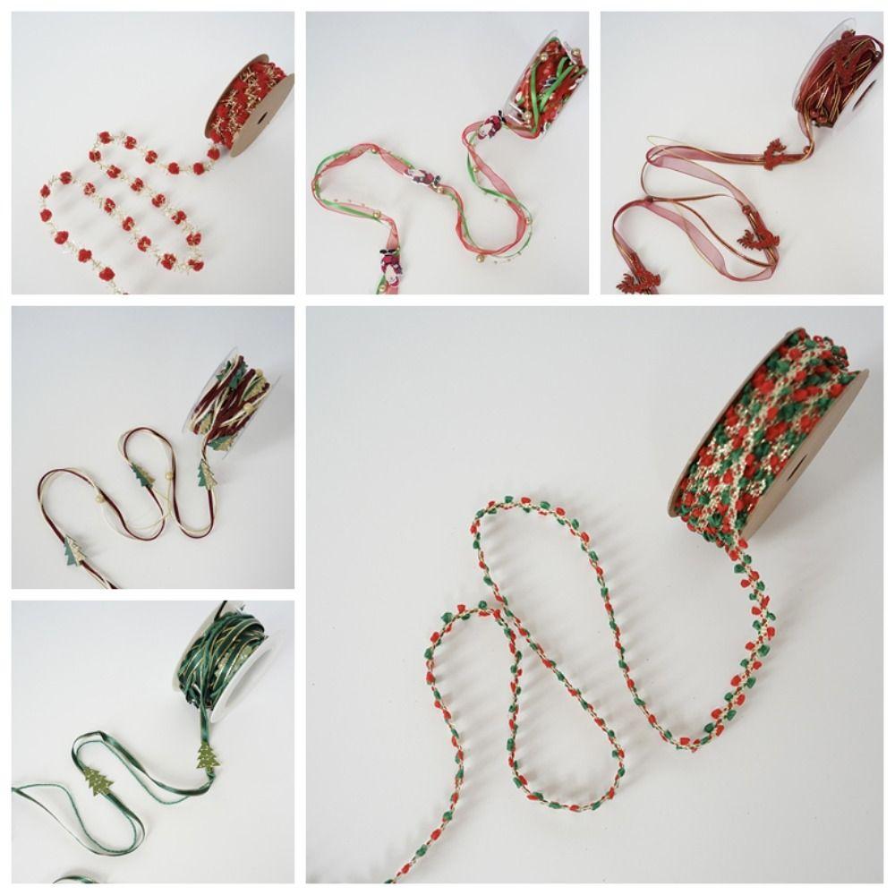 Gift Box Decor Christmas Binding Tape 3m/5m/9m DIY Webbing Colorful Ribbon  Furniture Decoration