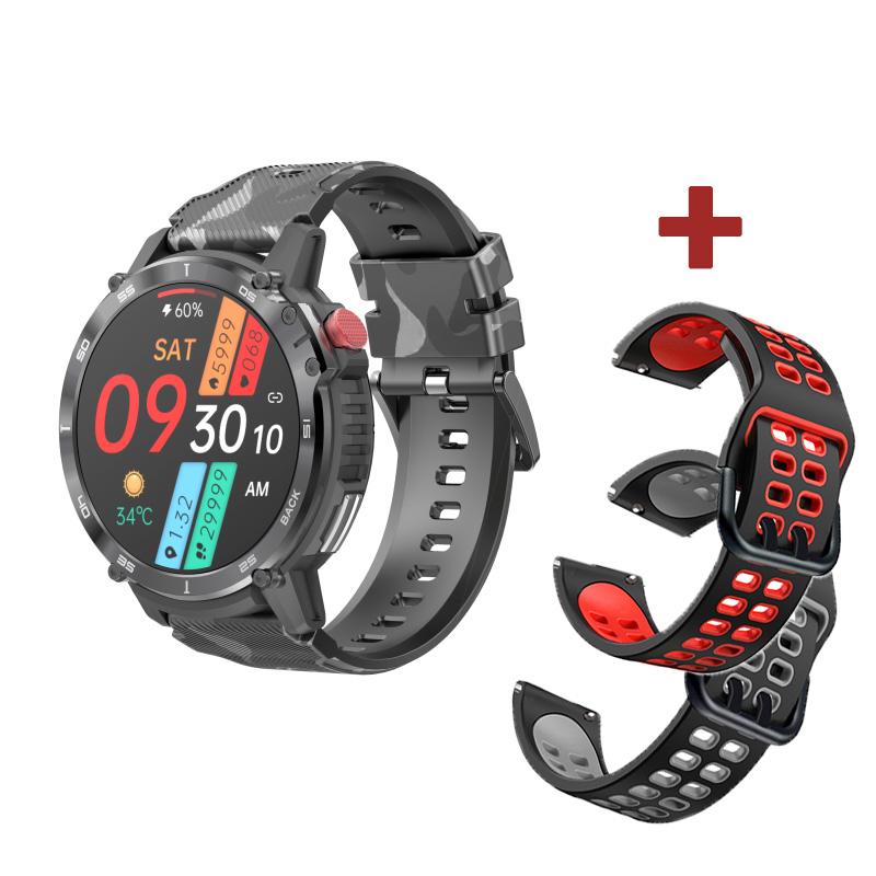 Smart Watch Men 4g Rom 1g Ram Blue Tooth Call 400mah Sports Watches Ip68 Waterproof C22 Smartwatch 1.6 Inch 400*400 Hd