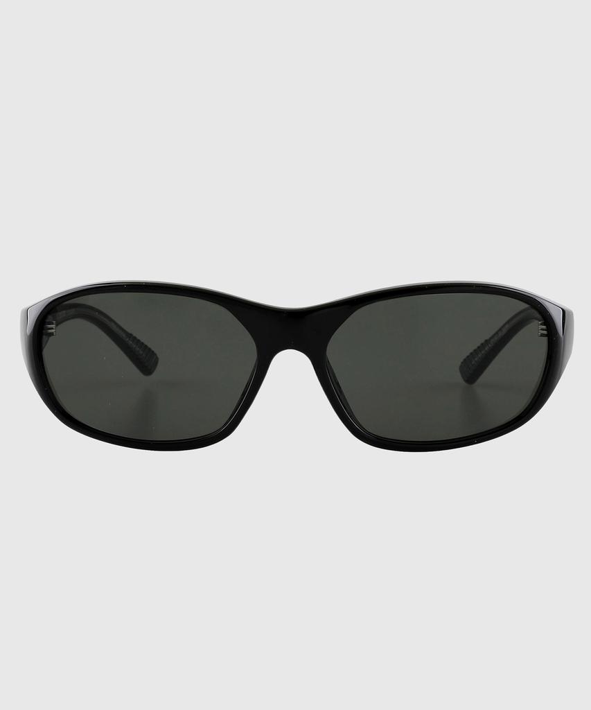 Tuditeo Cor Large Size Uv400 Sunglasses Nylon Tint Lens C1 Glossy Black