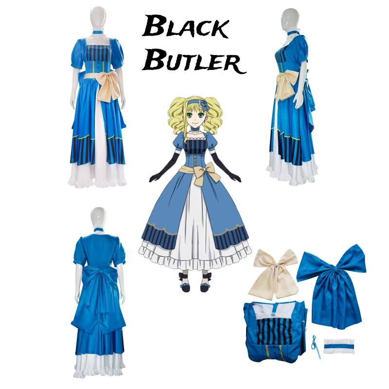 Costume Cosplay Black Butler Pour Femmes Elizabeth 2017 Édition Théâtrale Croisière de Luxe Thème