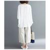 T-shirt Women's Korean Style Summer Women's Solid Color Foreign Style Loose Top