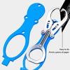 Aluminum Alloy Heavy Duty Fish Lip Gripper Fishing Tool with Weighing Scale Fishing Grip Hook Waterproof No Rust Fish Controller