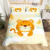 New Cute Farm Animals Duvet Cover King Size Cartoon Sheep Quilt Cover for Kids Boys Girls Teens Cute Animal Bed Set 3 Piece Set