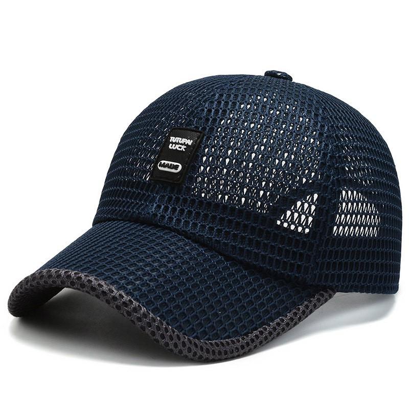 Outdoor Breathable Mesh Sun Hat - Unisex Versatile Fishing and Baseball Duckbill Cap