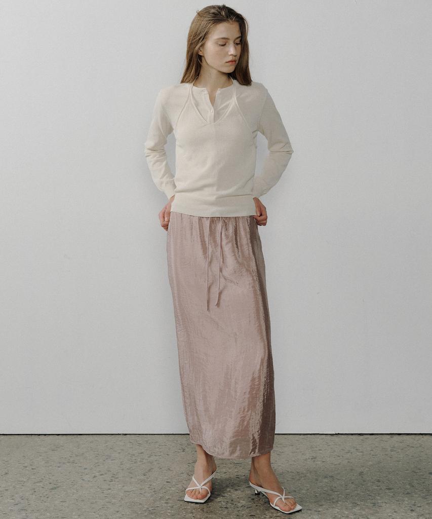 Otte Twinkle Sheer Banding Skirts_2Color