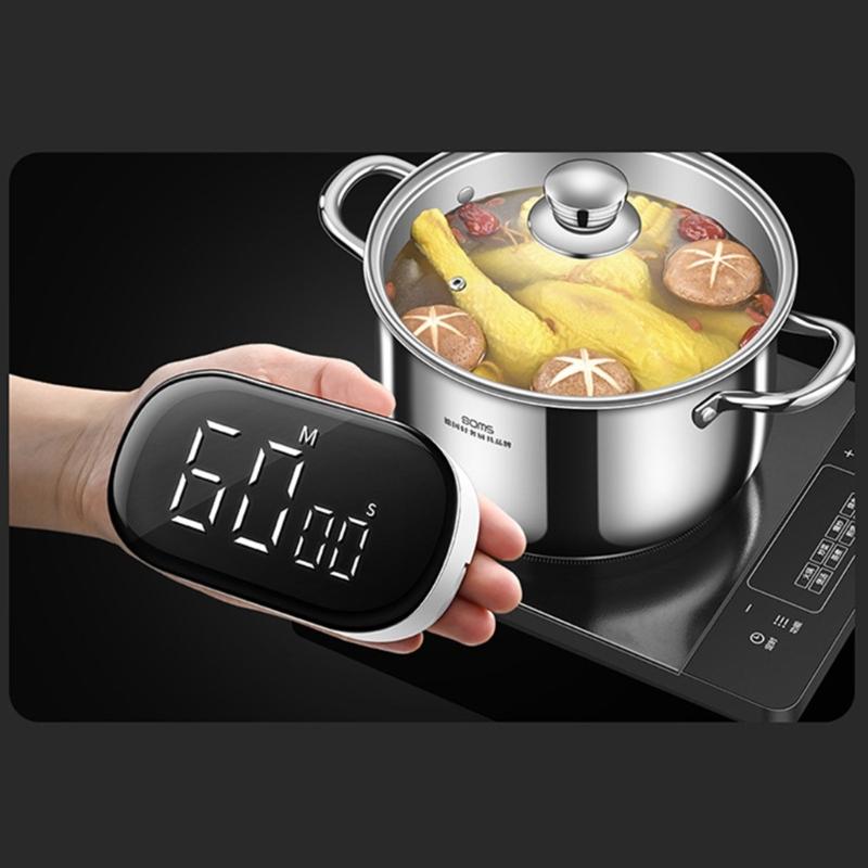 Digital Kitchen Timer Magnetic Countdown Countup Timer Large LED Countdown Timer
