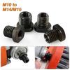 Angle Grinder Attachment Adapter,Black Quick Change Polisher Interface Connector Practical Thread Converter M10 To M14/M16
