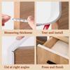 5M Self-Adhesive u-Shaped Edge Banding Strip Furniture Wood Board Cabinet Table Chair Protector Cover Silicone Rubber Seal Strip