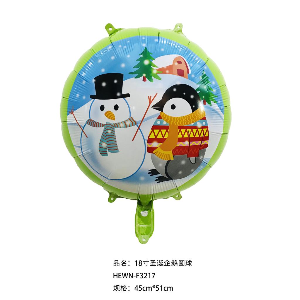 Christmas Balloons Special-Shaped Aluminum Film Balloons Santa Claus Merry Christmas Arrangements Christmas Eve Decorations