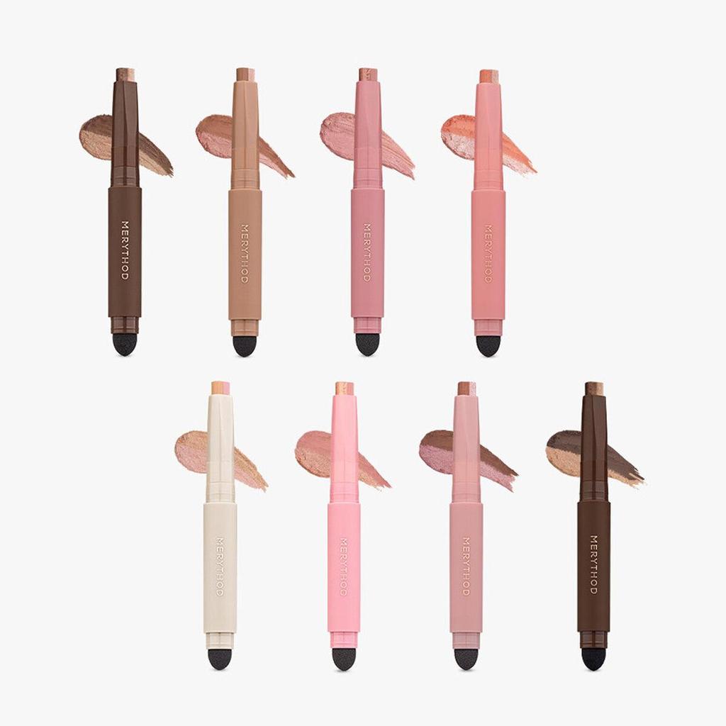 Merythod Two Tone Shadow 0.9 G, Make-up, Long-lasting, Korean Cosmetics, KBeauty, Sample