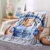 Erling Haaland Printed Flannel Blanket, Soft Throw for Bedroom Sofa, Washable,soccer Fan Merchandise, Great Gift.