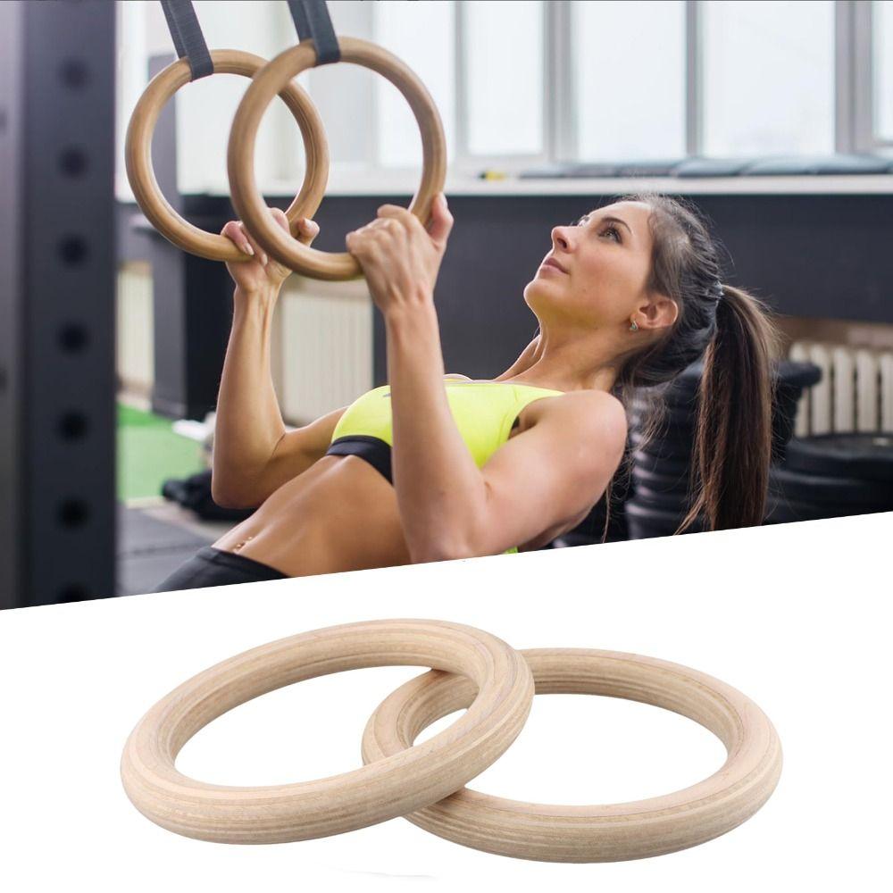 2 Piezas Aro de Fitness de Alta Resistencia Anillas de Entrenamiento para Dominadas Antideslizantes Anillas Colgantes para Gimnasio Calistenia