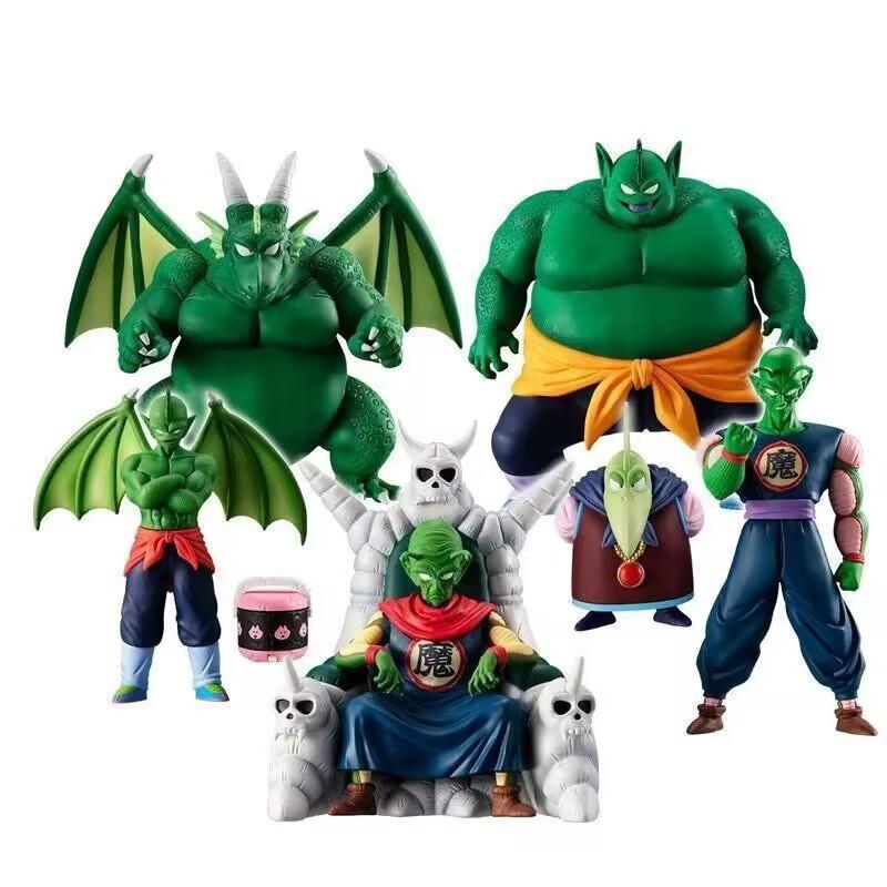 9.5cm Anime Drogan Boll Piccolo Daimao Figure Cymbal Tambourine Drum Piano King Piccolo Pvc Action Figures Model Toys Gifts