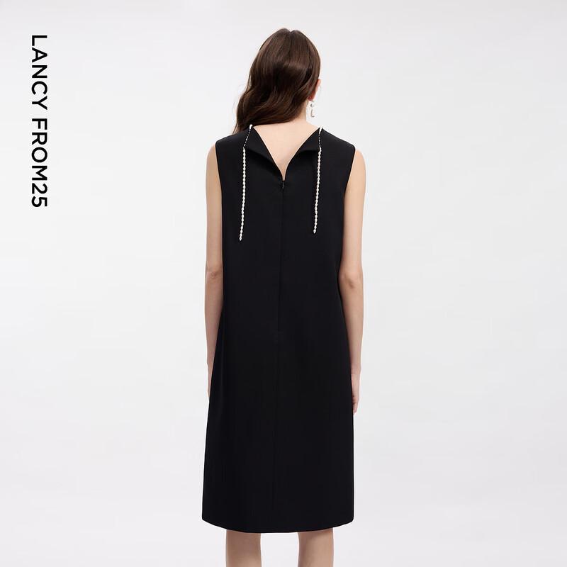 Lanzi Round Neck Sleeveless Midi Dress