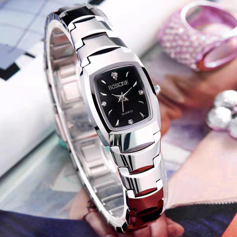 Women's Luxury Square Quartz Watch - Authentic Waterproof Design