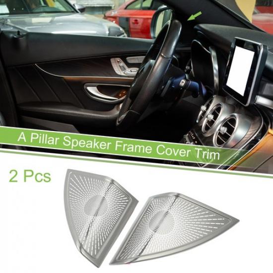 

2 Pcs Car A Pillar Speaker Frame Cover Trim for Mercedes Benz C Class W205 S205