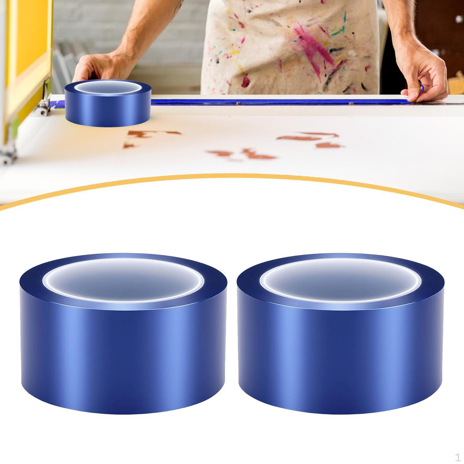 

2 Pieces Screen Printing Blocking Out Tape,Clean Removal Masking Solvent and Water Resistant for Ink