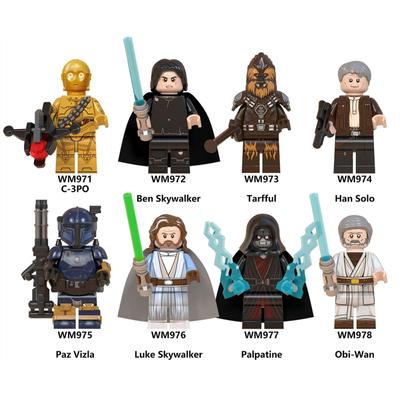 Star Wars Series Assembled Building Block Toys Lego Minifigures Children Toy Wm971-wm78