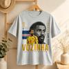 2026 Y2K Jalen Brunson Portrait Tshirt Unisex Vintage Retro Black Tee Basketball Star Oversized Loose Causal Short Sleeve Top