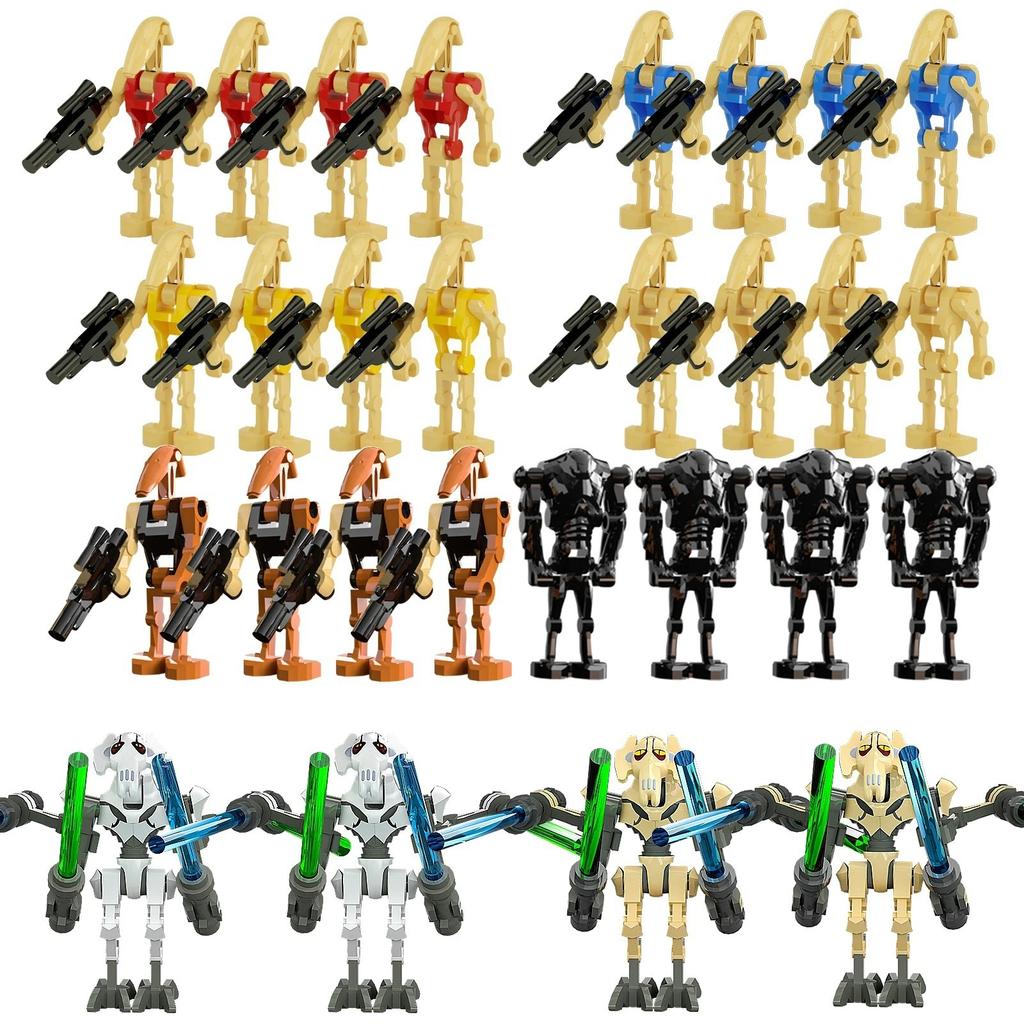 Star Battle Robot General Building Blocks Minifigure Kids Assembly Toy Figure War Series Poseable Joints Educational STEM Ages 6+ PYP