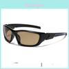 Óculos de Sol Esportivos Com Armação Completa e Lentes Cinzas Para Atividades ao Ar Livre