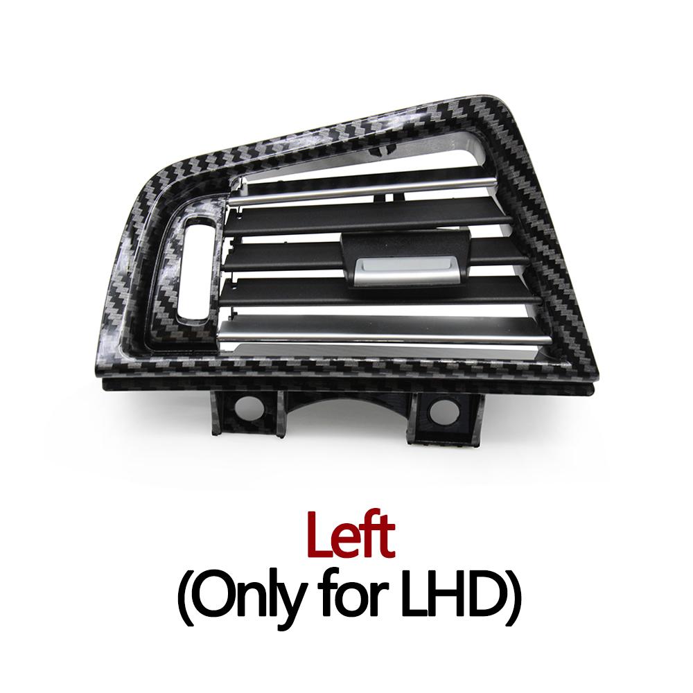 Carbon Fiber LHD RHD Front Rear Chromed AC Vent Grille Cover Panel For BMW 5 Series F10 F11 520 525 528 530 535
