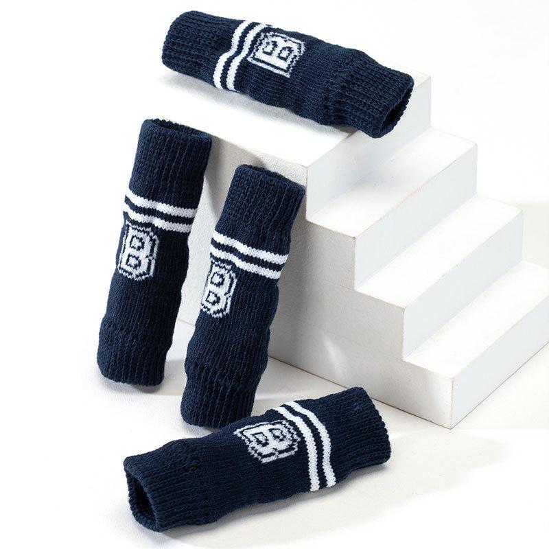 Four Seasons Non-Slip Pet Socks with Big-Eyed Cartoon Design