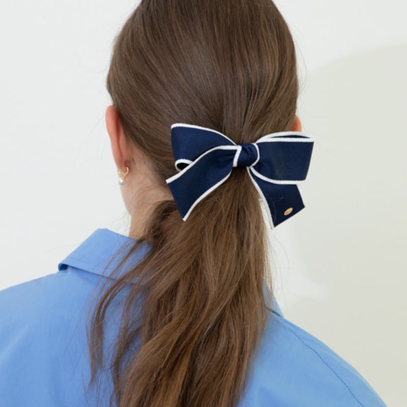 FANTASTIC PLANET Pretty School Ribbon Hair Pin (3colors)