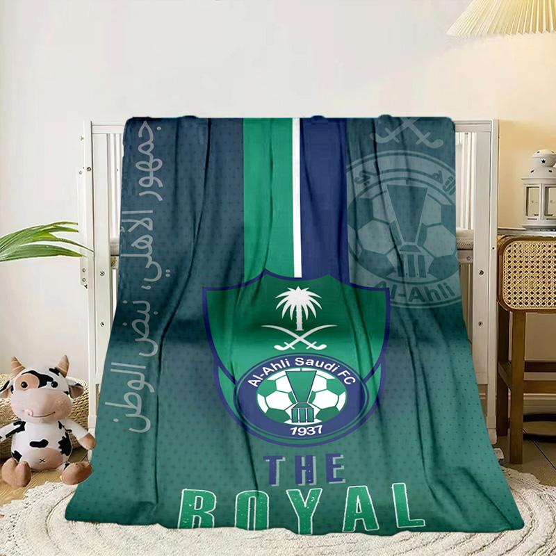 AS Saint-étienne Portable Blanket/Soft Blanket Bedding Blanket Suitable for Travel Camping Living Rooms Offices Sofas Fan Gifts