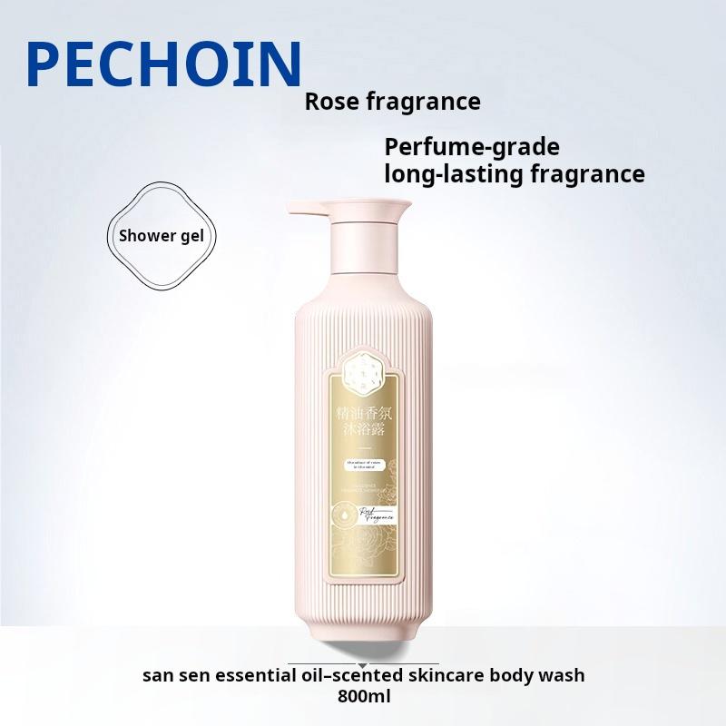 Baique Ling San Sheng Hua Essential Oil Fragrance Skincare Shower Gel Rose Nourishing 800ml 800ml