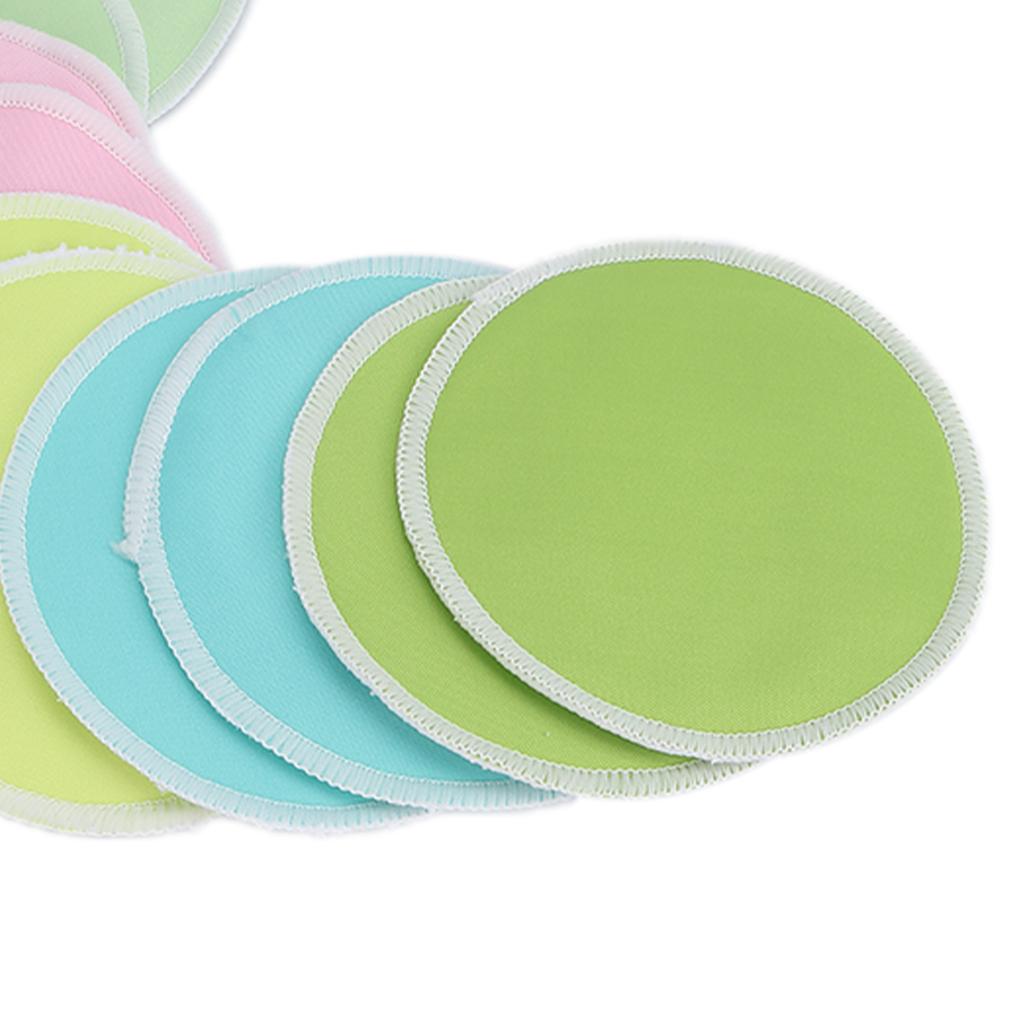 10pcs Reusable Breastfeeding Pads Fiber Washable LeakProof Nursing Breast Pads 12cm