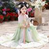 2026 New Hanfu Style Princess Dress: Ancient Chinese Fairy-Inspired Birthday Outfit for Girls