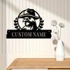 Metal Rooster Wall Art Black Rustic Home Decor Outdoor Garden Sign