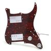 Loaded Prewired HH Guitar Pickguard PVC Material Professional Scratchplate for High Gain Rock Metal Styles