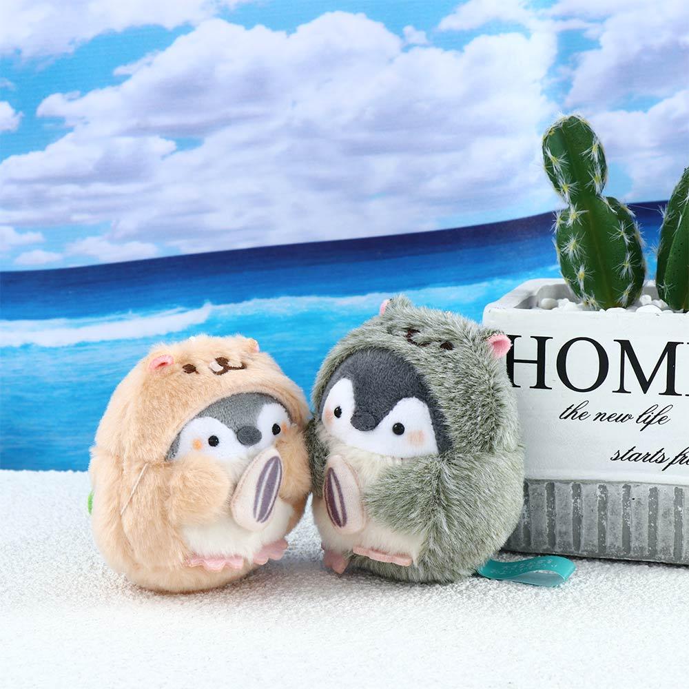 Hamster Key Chain Penguin Key Ring Stuffed Toys Plush Dolls Plush Keychain Penguin Plush Doll