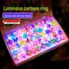 Luminous Cartoon Ring & Jewelry Set for Girls - Perfect Birthday Gift
